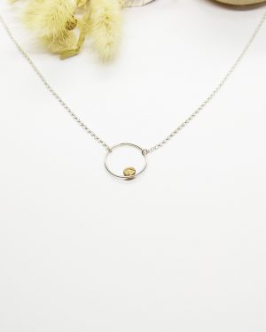 La Baroudeuse n°2 – Bronze & Silver necklace
