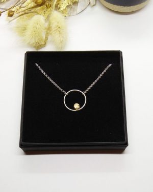 La Baroudeuse n°2 – Bronze & Silver necklace