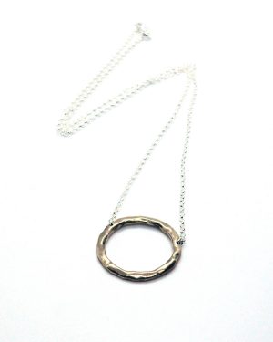 La Baroudeuse – Bronze & Silver necklace