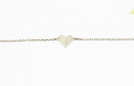 Bracelet Lovin en argent 925 – Cœur minimaliste