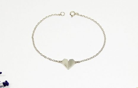 Bracelet Lovin en argent 925 – Cœur minimaliste