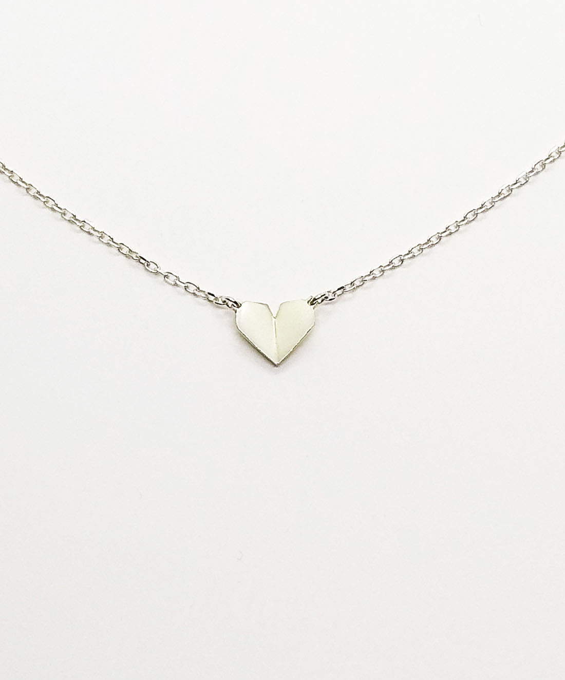 Collier Chaîne En Argent 925 Avec Pendentif Cœurs En Alliage De Zinc - Neuf Sans Emballage