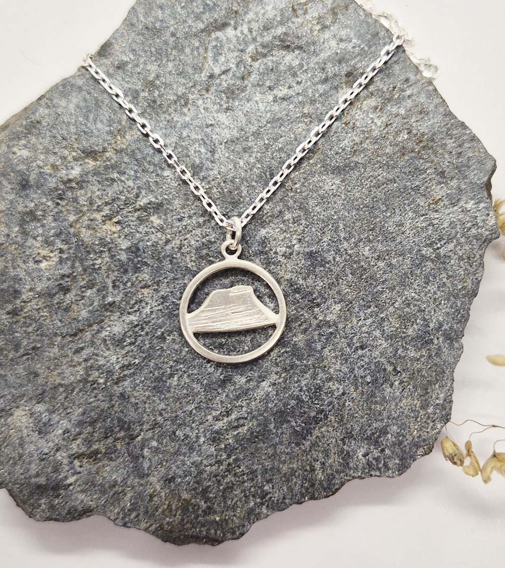 Collier Pour Femme En Argent 925 Avec Grenat Véritable - Modèle 4944/8, Création Allemande