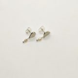 Puces océane en argent 925