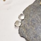 Boucles d’oreilles puces en argent 925 – Puces florales N1