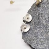 BO en argent 925 et gold filled 14k – Puces florales N2