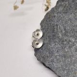 BO en argent 925 et gold filled 14k – Puces florales N2