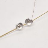 BO en argent 925 et gold filled 14k – Puces florales N2