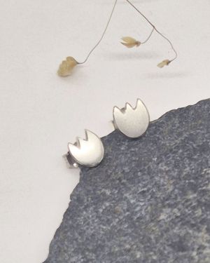 BO en argent 925 – Puces florales N7
