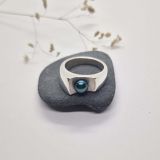 Bague Océane en argent 925 et perle d&rsquo;eau douce