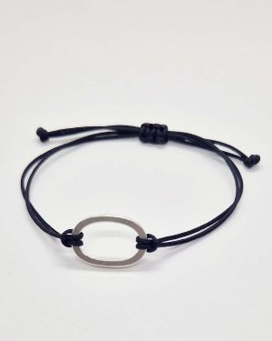 Bracelet Essentiel en argent 925 & cordon